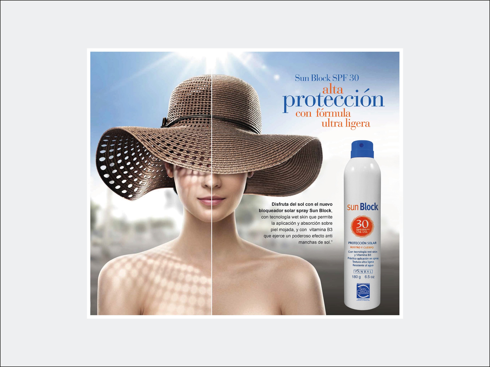 Sun Block SPF 30 · Yanbal